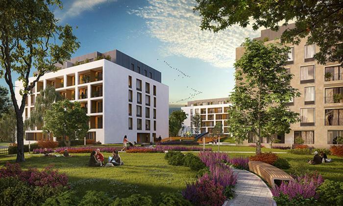 Krasny Moderny 1-Izbovy Byt, Novostavba + Parking Bratislava Bagian luar foto